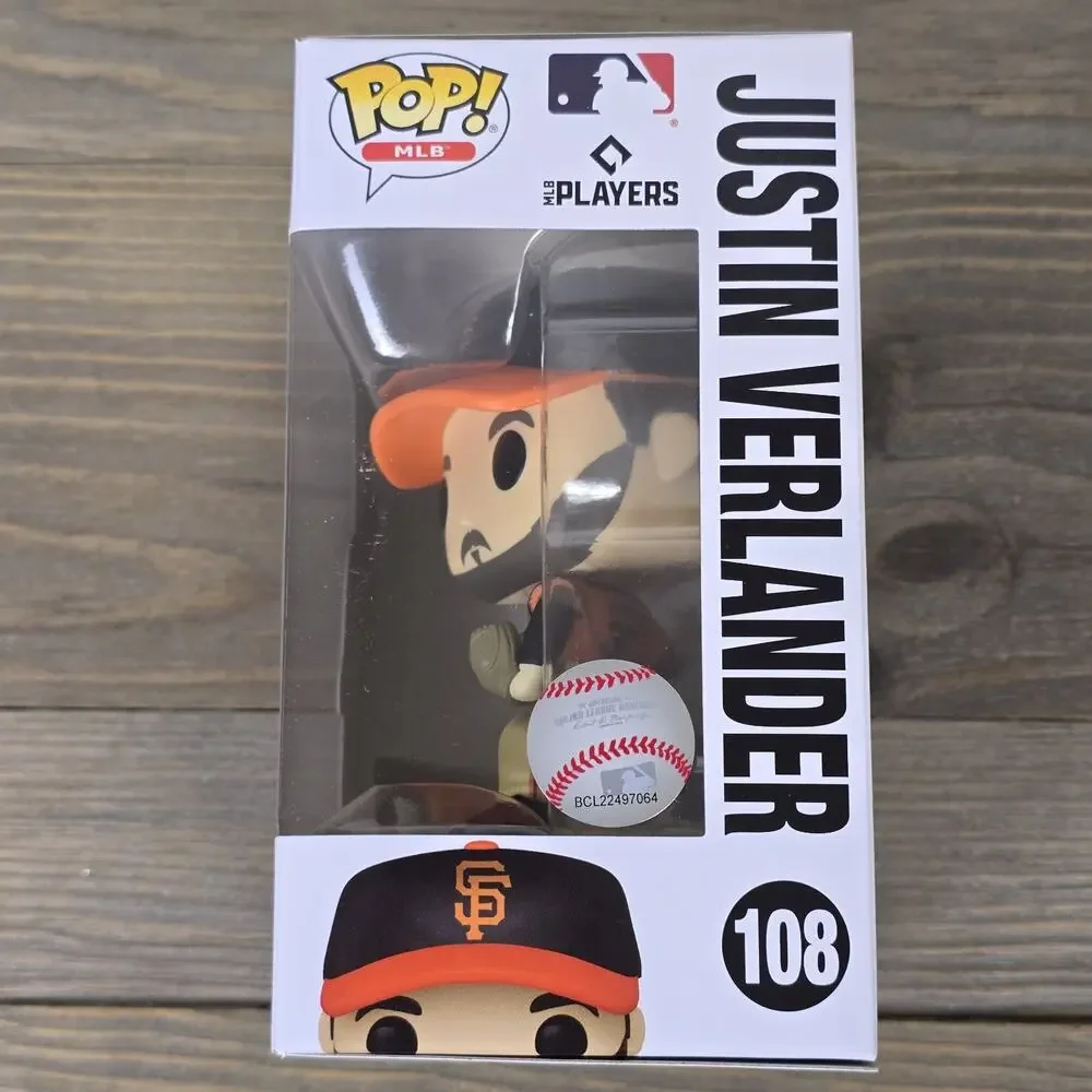 Funko Pop! MLB: San Francisco Giants - Justin Verlander #108 - In Protector